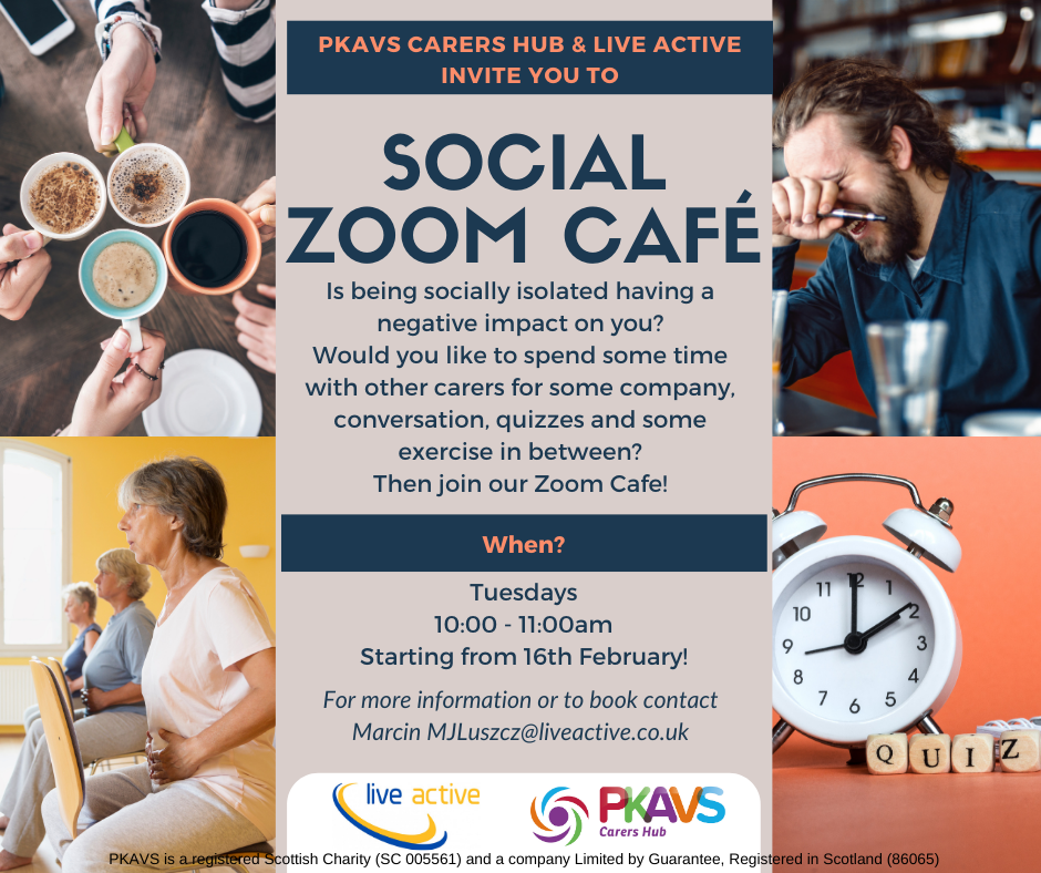 Social Zoom Carers Cafe